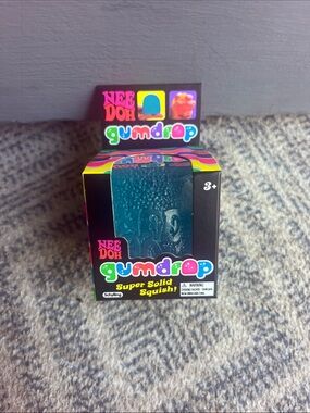 NeeDoh Gumdrop Super Solid Squish - Blue NEW
